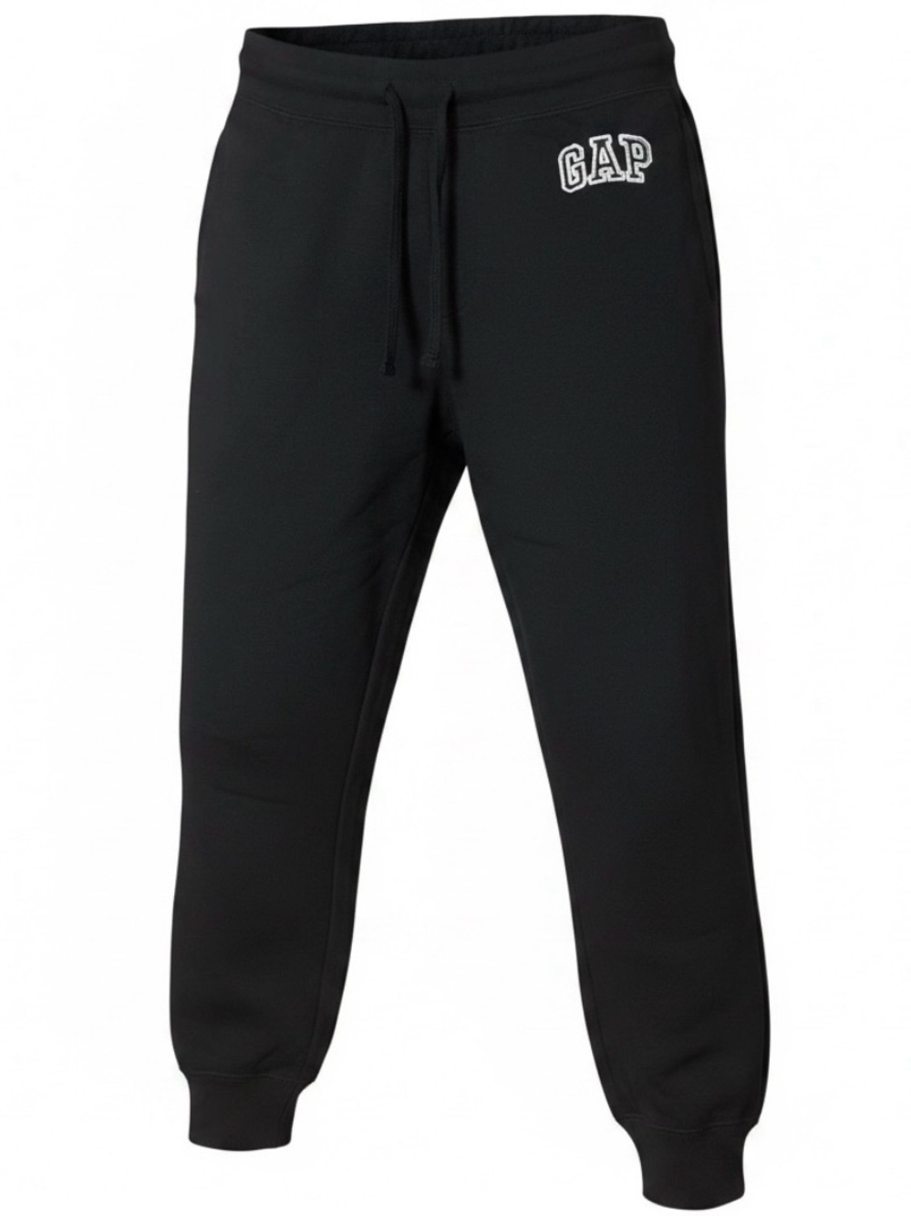 GAP Black Logo Sweatpants with Drawstring size XL